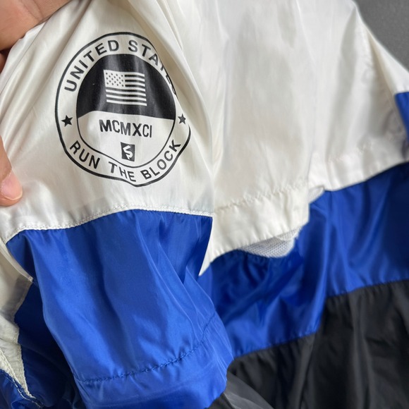 Southpole Windbreaker Men M Convertible Jacket USA Street Hip‎ Hop Anorak Hooded - Picture 10 of 16